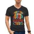 I Survived Nursing School Class Of 2025 Proud Graduation Men's V-Neck T-Shirt
