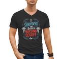 I Survived My Sister'S Nursing Degree Sis Nurse Graduation Men's V-Neck T-Shirt