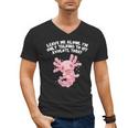 Im Only Talking To My Axolotl Today Salamander Introvert Men's V-Neck T-Shirt Im Only Talking To My Axolotl Today Salamander Introvert Men's V-Neck T-Shirt