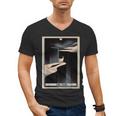 Tarot Cards Guide Book Esoteric Mysticism Clothing The Fool Tarot Card -Adults & Kids Small Short Sleeve Crew Neck Classic Fit Men's V-Neck T-Shirt