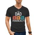 I Tell Dad Jokes Periodically Fathers Day Chemical Men's V-Neck T-Shirt