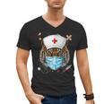 Tiger Nurse RN ER Nursing School Graduation Men's V-Neck T-Shirt