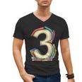 Toddler 3rd Birthday Books Themed 3 Year Old Boys Kids Girls Men's V-Neck T-Shirt