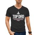 Top Gun Father's Day Top Dad Men's V-Neck T-Shirt