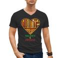 History Education Is Freedom Books Black History Heart Men's V-Neck T-Shirt