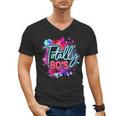 Totally 80's Colorful Retro 1980s Style Nostalgia Vibe Men's V-Neck T-Shirt