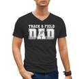Track & Field Dad Sport Fathers Day Boys Men's V-Neck T-Shirt