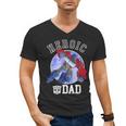 Transformers Father's Day Optimus Prime Heroic Dad Vintage Men's V-Neck T-Shirt Transformers Father's Day Optimus Prime Heroic Dad Vintage Men's V-Neck T-Shirt
