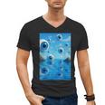 Trippy Weirdcore Frutiger Aero Surreal Eyeballs Y2K Men's V-Neck T-Shirt
