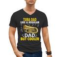 Tuba Player Men Dad Grandpa Marching Band Brass Tubist Men's V-Neck T-Shirt