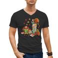 Turkey Reading Books Fall Librarian Book Lover Teacher Kids Men's V-Neck T-Shirt Turkey Reading Books Fall Librarian Book Lover Teacher Kids Men's V-Neck T-Shirt