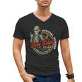 Twin Dad Club Dad Of Twins Skeleton Father's Day Men's V-Neck T-Shirt