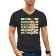 Never Underestimate Girl Read Book Reading Librarian Women Men's V-Neck T-Shirt