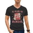 Valentines All Booked For Valentines Book Lovers Teacher Kid Men's V-Neck T-Shirt