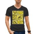 Varsity-Gold Yellow Comic Book University Varsity-Gold Men's V-Neck T-Shirt