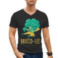 Vegetable Word Game Dad Joke Brocco-Lee Broccoli Men's V-Neck T-Shirt