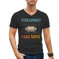 VHS Cassette Tape Retro 80s 90s Nostalgia Men's V-Neck T-Shirt VHS Cassette Tape Retro 80s 90s Nostalgia Men's V-Neck T-Shirt