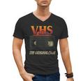 VHS Tape Nostalgia Old School Technology Humor Men's V-Neck T-Shirt