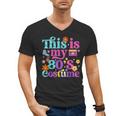 Vintage 80s Costume Nostalgia 1980s Fashion Cute Girls Women Men's V-Neck T-Shirt