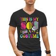 Vintage 80s Vibes Costume Nostalgia 1980s Fashion Cassette Men's V-Neck T-Shirt