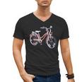 Vintage Bicycle With Playing Cards Nostalgia Men's V-Neck T-Shirt Vintage Bicycle With Playing Cards Nostalgia Men's V-Neck T-Shirt