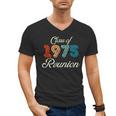 Vintage Class Of 1975 Reunion 50th Graduation Classmate Cool Men's V-Neck T-Shirt