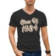 Vintage Class Of 1984 40th Reunion High School Graduation 84 Men's V-Neck T-Shirt