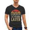 Vintage Class Of 2000 25 Years Later Reunion 25th Graduation Men's V-Neck T-Shirt