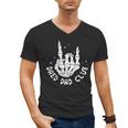 Vintage Dead Dad Club Matching 2 Sides Fathers Day Men's V-Neck T-Shirt