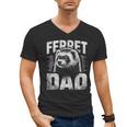 Vintage Ferret Dad Ultimate Pet Lover Ferret Owner Men's V-Neck T-Shirt