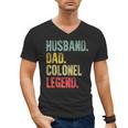 Vintage Husband Dad Colonel Legend Retro T-Shirt Men's V-Neck T-Shirt Vintage Husband Dad Colonel Legend Retro T-Shirt Men's V-Neck T-Shirt