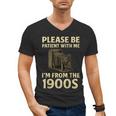 Vintage Please Be Patient With Me I'm From The 1900s Camera Men's V-Neck T-Shirt