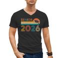 Vintage Senior 2026 Graduate Class Of 2026 Graduation Grad Men's V-Neck T-Shirt