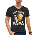 Voy Hacer Papa Ser Papa Voy A Ser Papa Dad To Be In Spanish Men's V-Neck T-Shirt