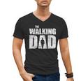 The Walking Dad Father Man Dead Retro Vintage Men Fun Men's V-Neck T-Shirt