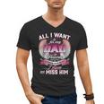 All I Want Is For My Dad In Heaven To Know How Much I Love Men's V-Neck T-Shirt