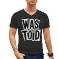 Wastoid 80s Slang Retro Teen Quote Gen X Nostalgia Men's V-Neck T-Shirt Wastoid 80s Slang Retro Teen Quote Gen X Nostalgia Men's V-Neck T-Shirt