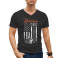 Welder Dad Like A Normal Dad Only Cooler USA Flag Welding Men's V-Neck T-Shirt