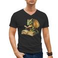 Women's Dragon Bookworm Reading Book Graphic Men's V-Neck T-Shirt Women's Dragon Bookworm Reading Book Graphic Men's V-Neck T-Shirt