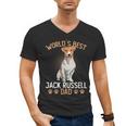 World´s Best Jack Russell Terrier Dad Dog Owner Men Men's V-Neck T-Shirt World´s Best Jack Russell Terrier Dad Dog Owner Men Men's V-Neck T-Shirt