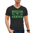 Wrestling Senior Night Wrestling Senior 2025 Graduation 32 Men's V-Neck T-Shirt