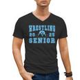 Wrestling Senior Night Wrestling Senior 2025 Graduation 38 Men's V-Neck T-Shirt