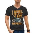 I Write Book Writer Author Book Writing Novelist Men's V-Neck T-Shirt
