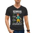 Xennial Born 1977 To 1983 Nostalgia Men's V-Neck T-Shirt