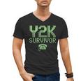 Y2K Survivor 2000s Nostalgia Retro Vintage Nostalgic Men's V-Neck T-Shirt