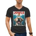 Yellow Lab Jowls Top Labrador Retriever Dog Mom Dad Men's V-Neck T-Shirt