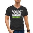 Zoology Degree Loading Zoologist Graduation Student Tee Men's V-Neck T-Shirt