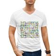 100 Days In The Books English Reading Teacher 100th Day Kids Men's V-Neck T-Shirt