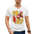 1987 Retro Roller Skate Vintage 80s Nostalgia Collector Men's V-Neck T-Shirt