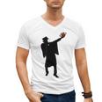 2019 Football Graduation Dab Shirt- Dabbing Graduate Men's V-Neck T-Shirt